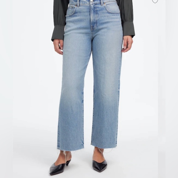 Madewell The Perfect Vintage Wide-Leg Crop Jeans - Picture 4 of 11